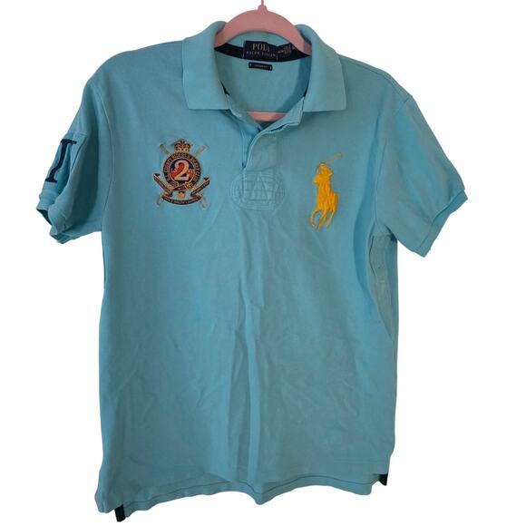 Polo by Ralph Lauren Other - Polo Ralph Lauren Country Riders & Jockey Club Big Pony Polo Shirt Medium